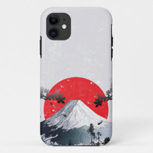 Capa Para iPhone 11 Cherry Blossoms Monte Fuji Japão