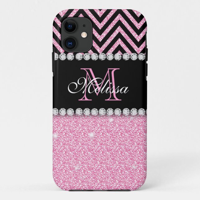 CAPA PARA iPhone 11 CHEVRON MONOGRAMMED (Verso)