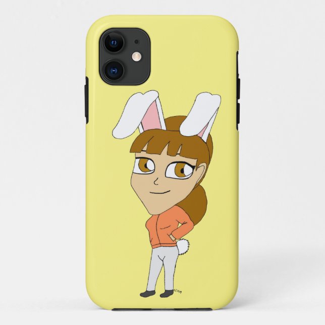 Capa Para iPhone 11 chibi bunnygirl (Verso)