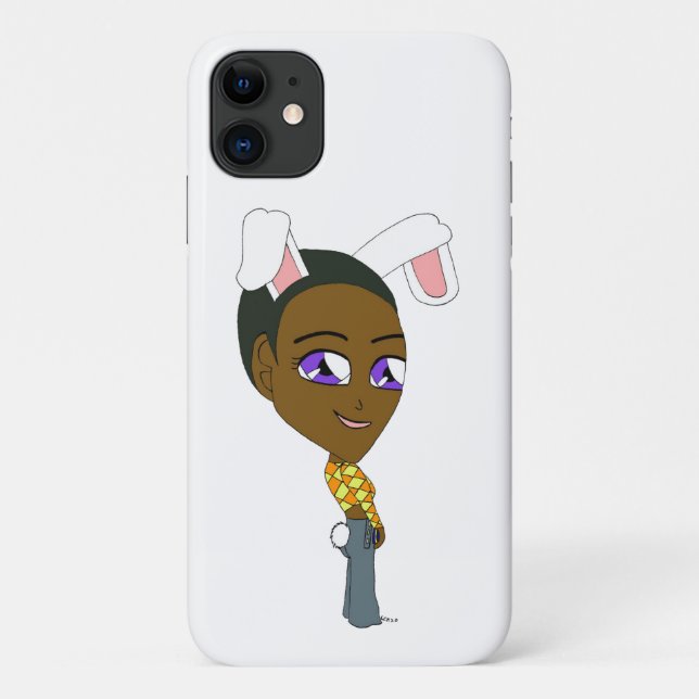 Capa Para iPhone 11 chibi bunnygirl (Verso)