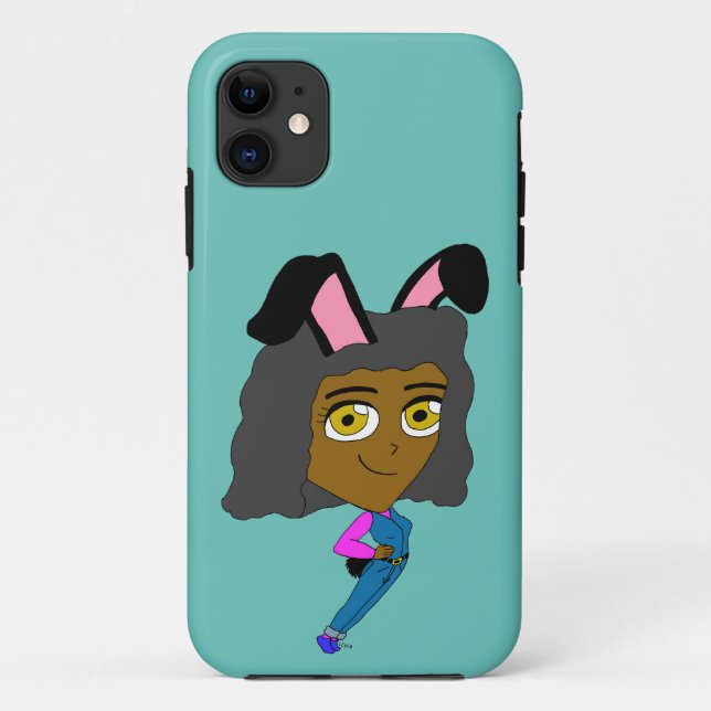 Capa Para iPhone 11 chibi bunnygirl (Verso)