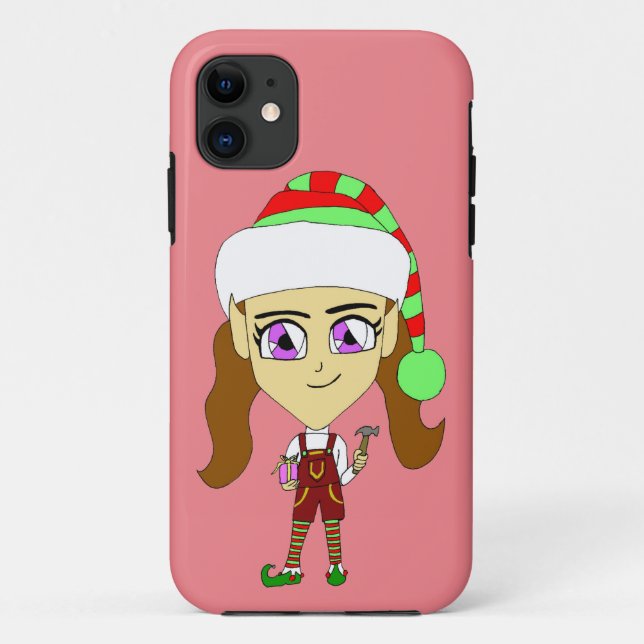 Capa Para iPhone 11 chibi elf (Verso)