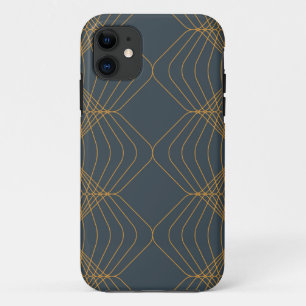 Capa Para iPhone 11 Chic, elegante, simples padrão gráfico geométrico