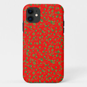 Capa Para iPhone 11 Chic Poppy Buds no Red iPhone 5/5s Case-Mate Case