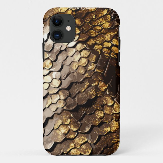 Capa Para iPhone 11 Chic Slithering (Verso)