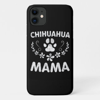 Capa Para iPhone 11 Chihuahua Mama