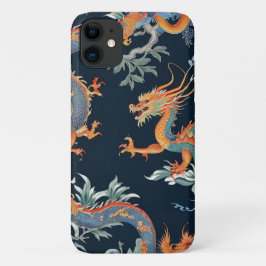 Capa Para iPhone 11 Chinoiserie Phone Case