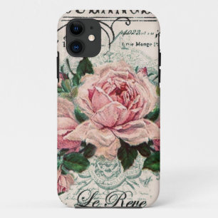 Capa Para iPhone 11 chique, dissociação, vitoriano, chic francês, p