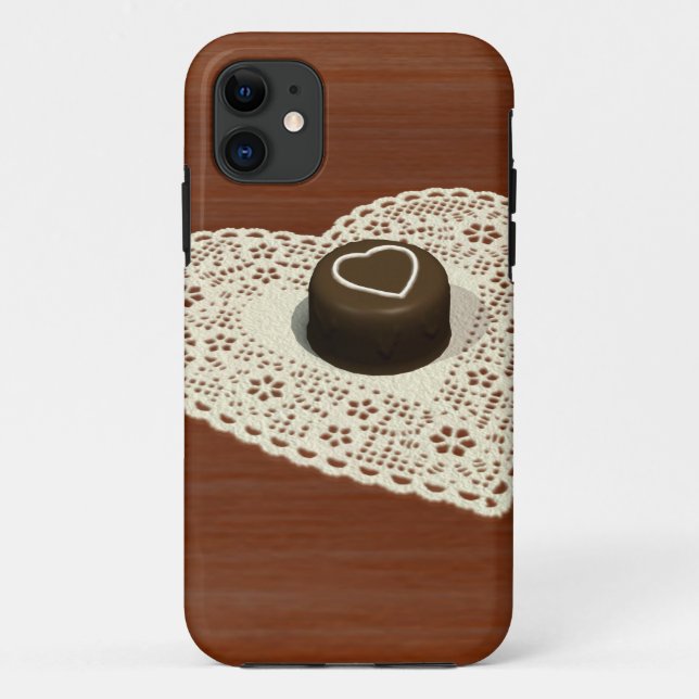 Capa Para iPhone 11 Chocolate do Dia dos Namorados (Verso)