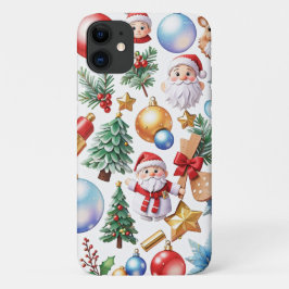 Capa Para iPhone 11 Chris Christmas Reindeer Feliz Natal Feliz Novo