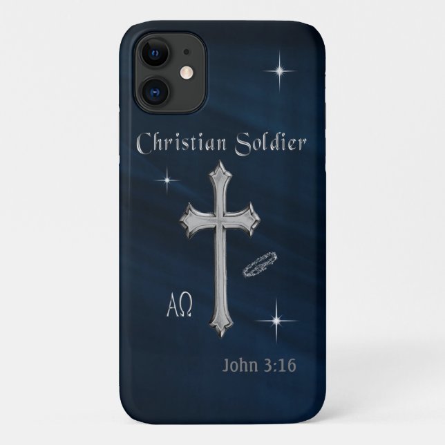 Capa Para iPhone 11 Christian Soldier (Verso)