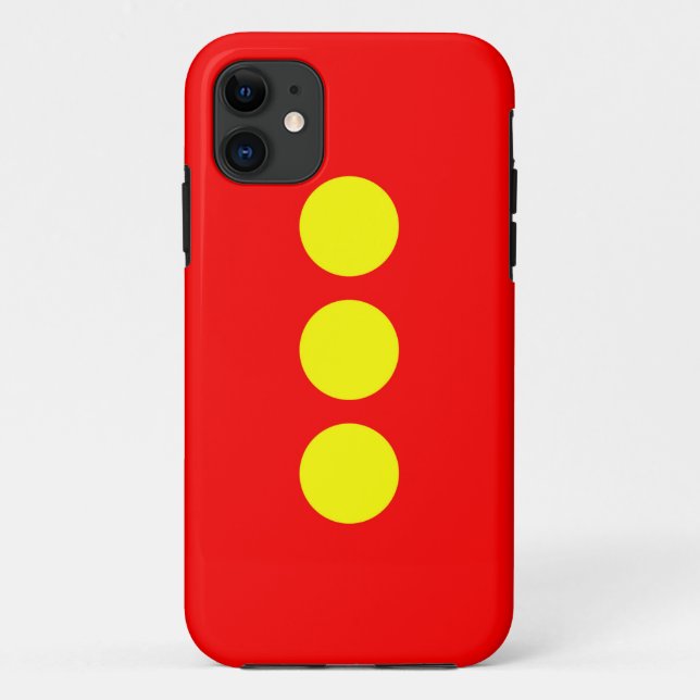 Capa Para iPhone 11 Christiania Flag (Verso)