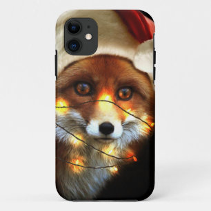 Capa Para iPhone 11 Christmas fox