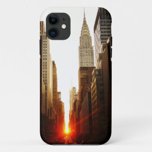 Capa Para iPhone 11 Chrysler que constrói o por do sol