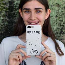 Capa Para iPhone 11 Ciclismo da vida, livre como um pássaro personaliz