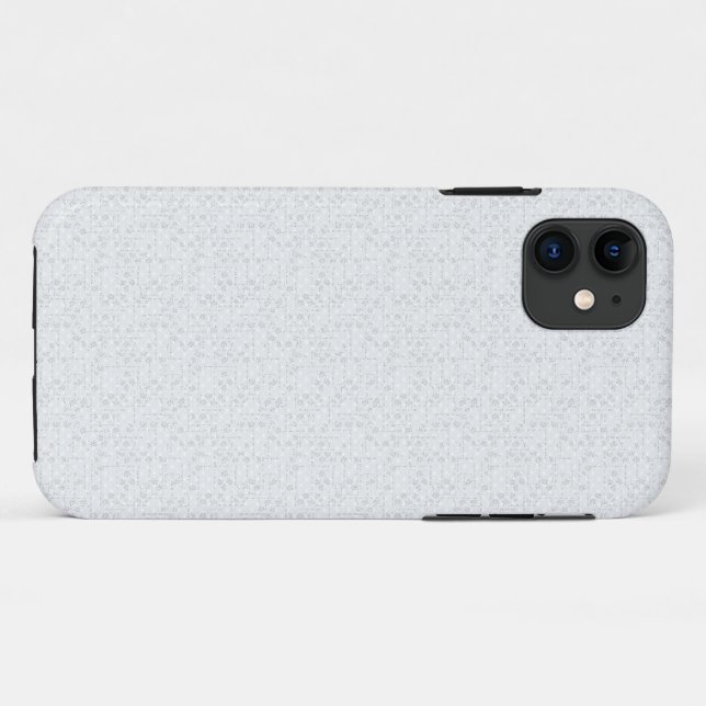 Capa Para iPhone 11 Cinza Claro Floral Geométrico | Padrão Moderno de  (Verso (horizontal))