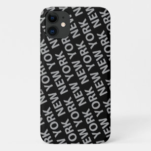Capa Para iPhone 11 Cinza de padrões de Nova York
