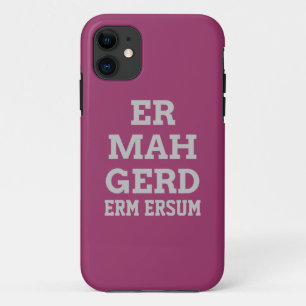 Capa Para iPhone 11 Cinza Ermahgerd iPhone 5 Mal Há Caso