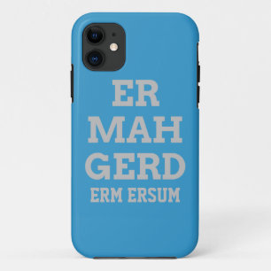Capa Para iPhone 11 Cinza Ermahgerd iPhone 5 Tough Xtreme Case