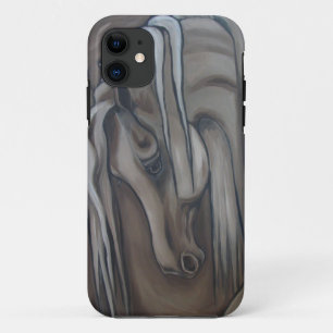 Capa Para iPhone 11 Cinzas árabes do cavalo