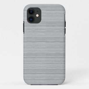 Capa Para iPhone 11 Cinzas e listras brancas texturizadas
