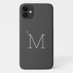 Capa Para iPhone 11 Cinzas Personalizadas Modernas