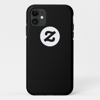 Capa Para iPhone 11 CircleZ - branco no preto