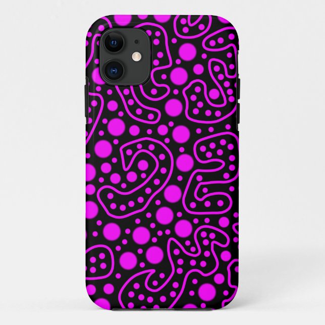 Capa Para iPhone 11 Círculos E Linhas (Verso)