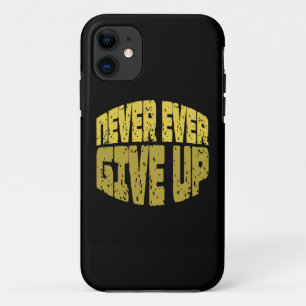 Capa Para iPhone 11 Citação Inspiradora - Nunca Desista