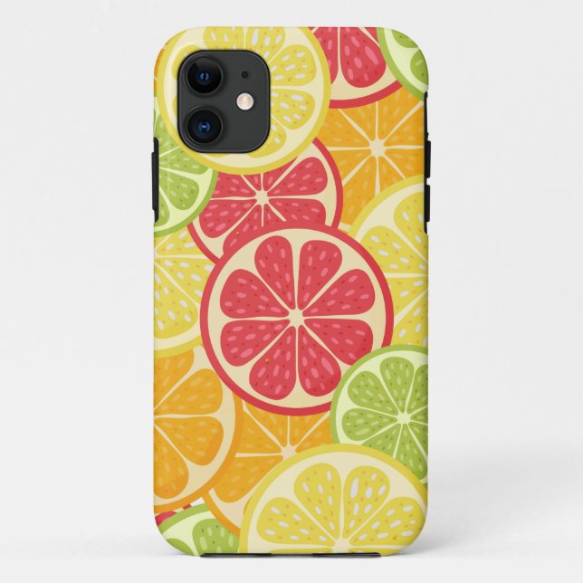 Capa Para iPhone 11 Citros de Cartoon (Verso)