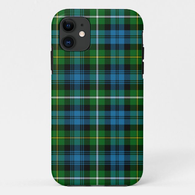 Capa Para iPhone 11 Clã Escocês Campbell De Argyll Tartan Xadrez (Verso)