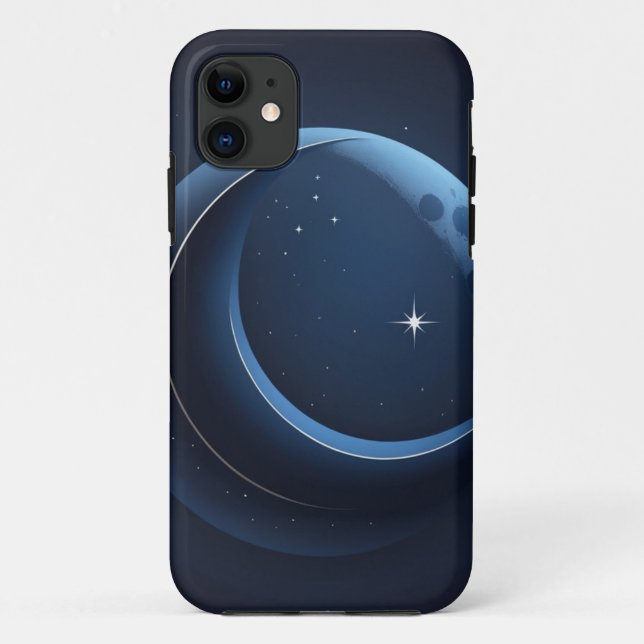 Capa Para iPhone 11 Clair de Lune : Élégance Nocturne (Verso)