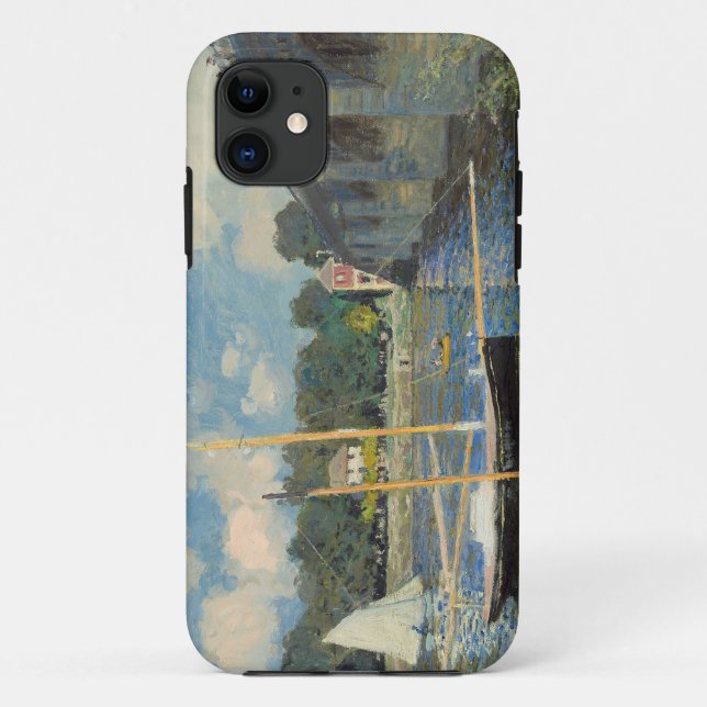 Capa Para iPhone 11 Claude Monet | a ponte em Argenteuil (Verso)