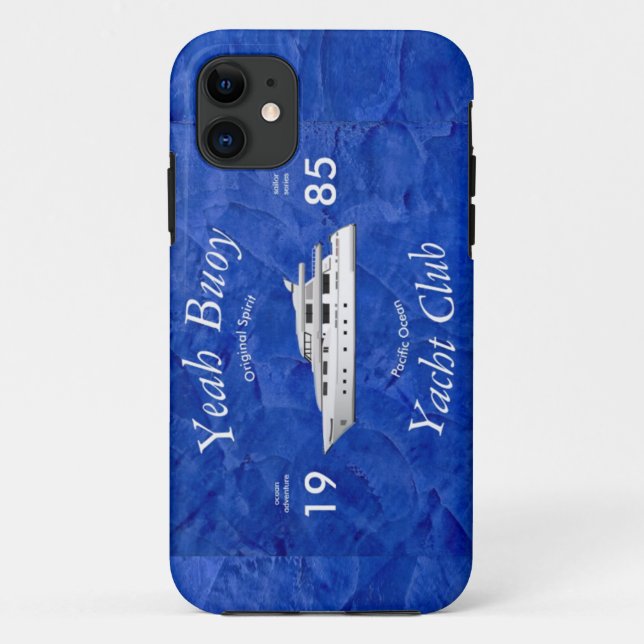 Capa Para iPhone 11 Clube de Iate Sim Buia (Verso)