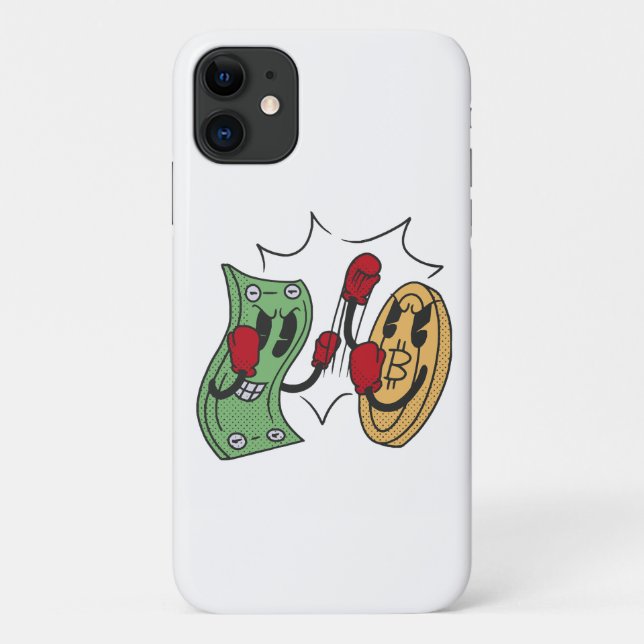 Capa Para iPhone 11 Clube de Luta Crypto (Verso)