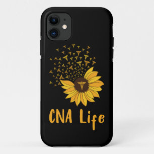 Capa Para iPhone 11 CNA Life Sunflower Orgulhosa Enfermeira Cuta