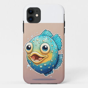 Capa Para iPhone 11 Cobrir de design de peixe bonito e adorável
