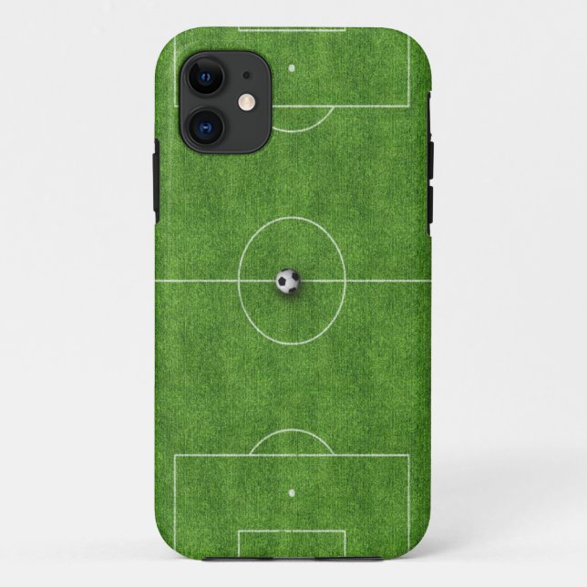 Capa Para iPhone 11 Cobrir do caso do campo de futebol (Verso)