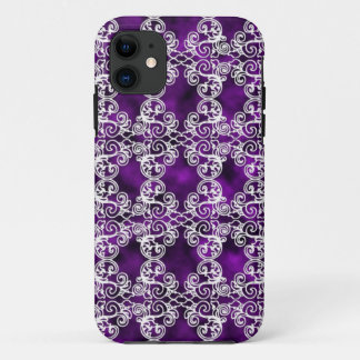 Capa Para iPhone 11 Cobrir do iPhone 5 da ametista & do laço do