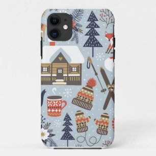 Capa Para iPhone 11 Cobrir IPhone da Apple de inverno