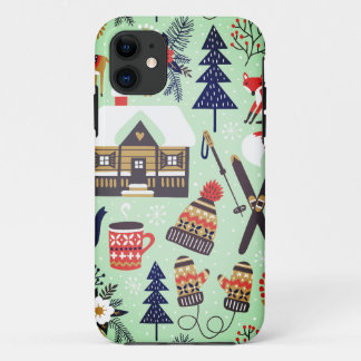 Capa Para iPhone 11 Cobrir IPhone da Apple de inverno/Natal