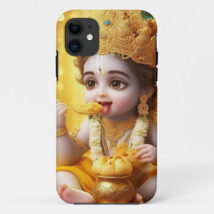 Capa Para iPhone 11 "Cobrir móvel Divino da Serenidade Krishna"