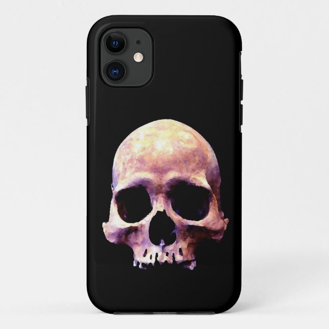 Capa Para iPhone 11 Cobrir Skull iPhone 5 (Verso)
