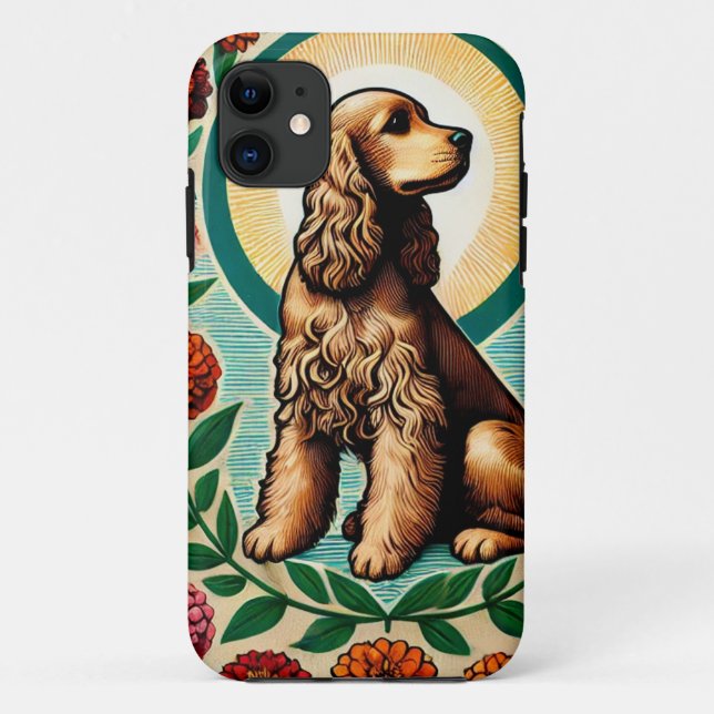 Capa Para iPhone 11 Cocker Spaniel (Verso)