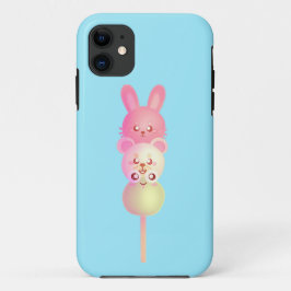 Capa Para iPhone 11 Coelhinho Bonito, Urso E Sapo Dango