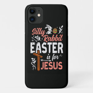 Capa Para iPhone 11 Coelho Bobalhão Cristão Páscoa para Jesus