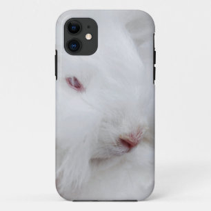 Capa Para iPhone 11 Coelho branco do angora