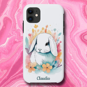 Capa Para iPhone 11 Coelho Coelho Da Coalhada Do Lop Da Pastel