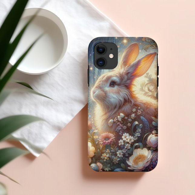 Capa Para iPhone 11 Coelho da Madeira bonito Pastel (Criador carregado)