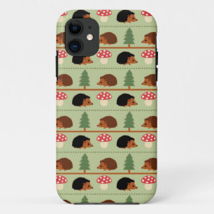 Capa Para iPhone 11 Cogumelos, cogumelos e árvores